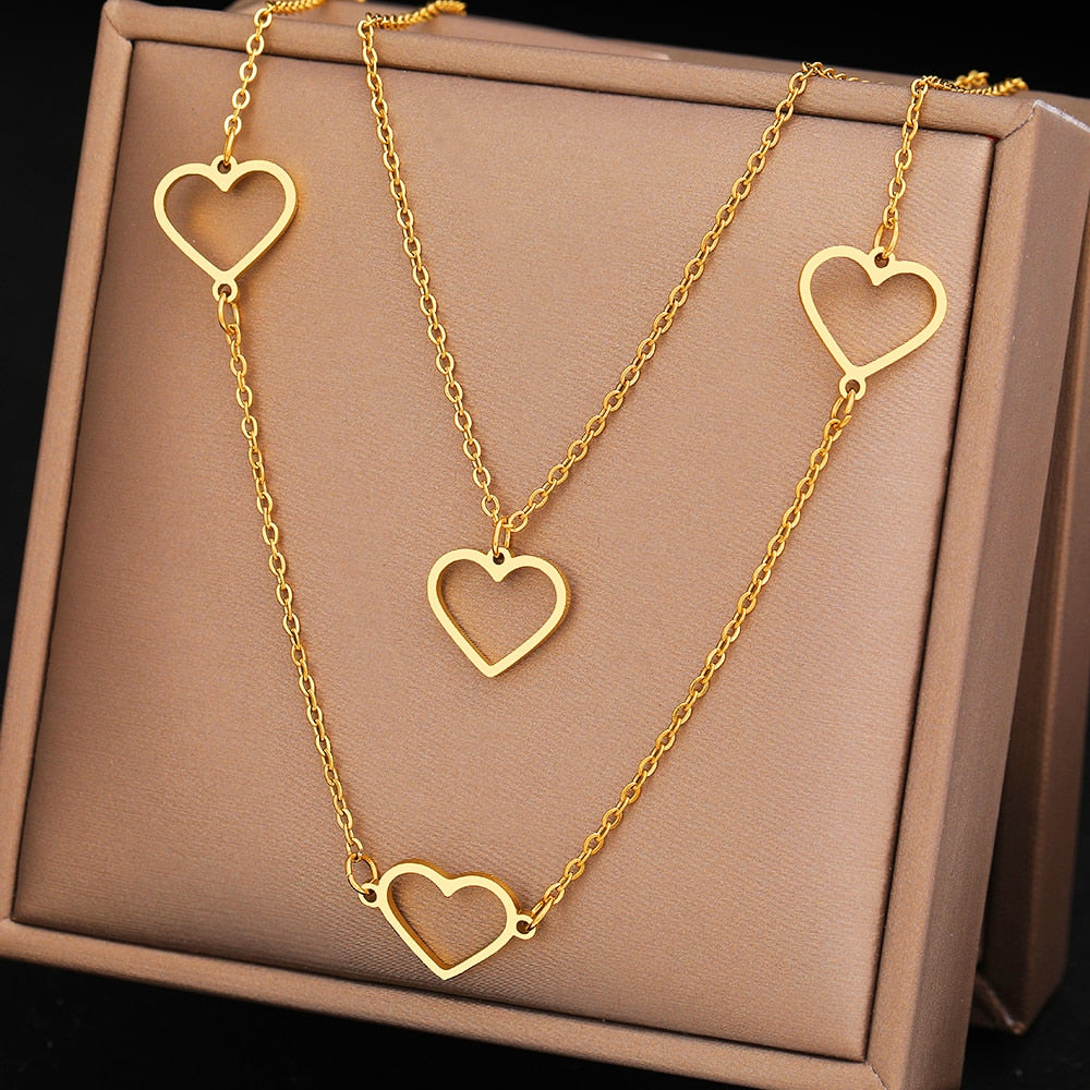 Heart Gold Necklace