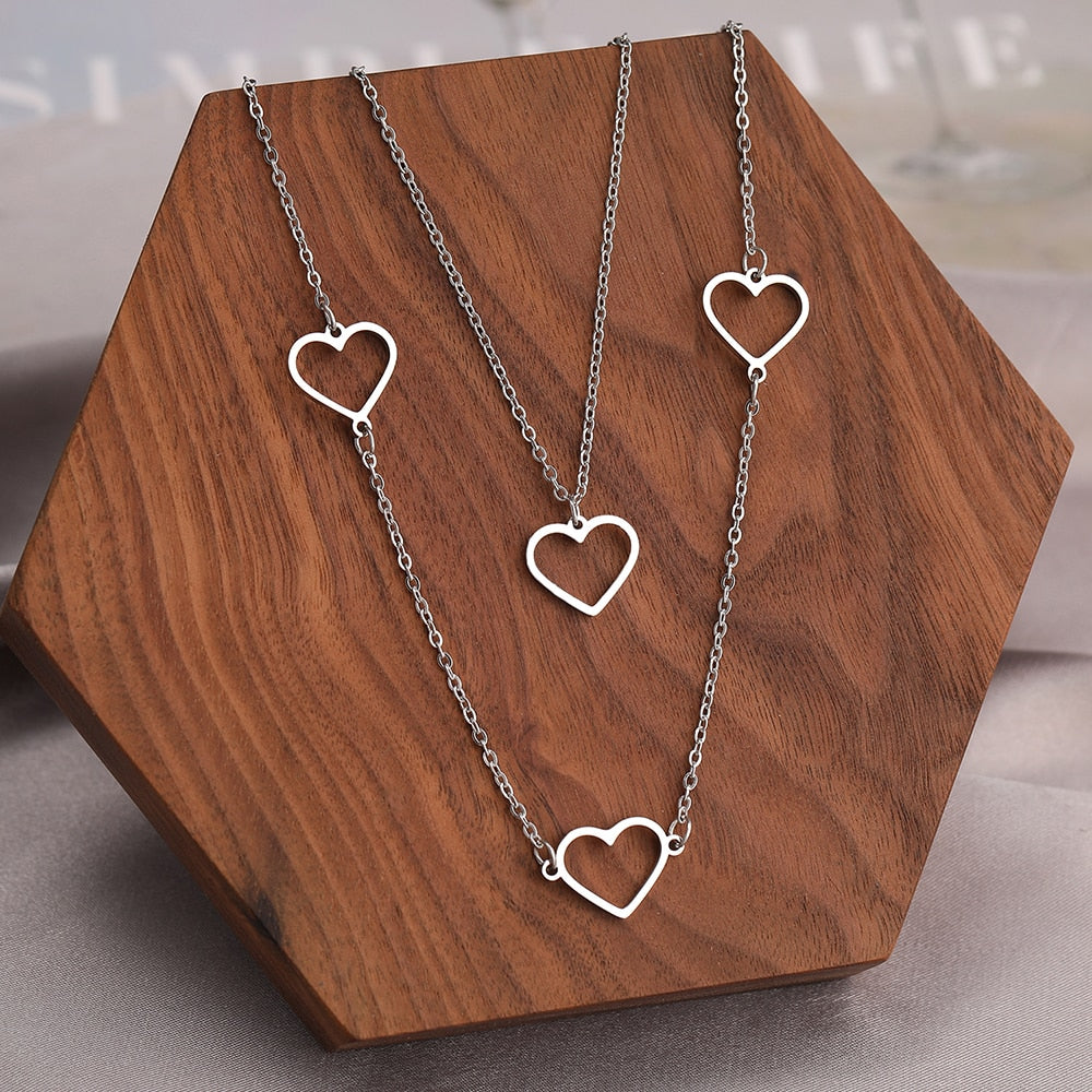 Heart Silver Necklace