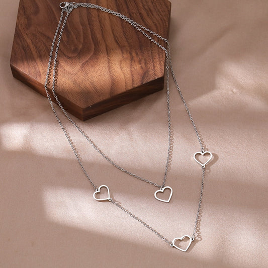 Heart Silver Necklace