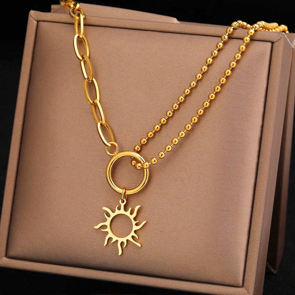 Collar Sol/ Oro