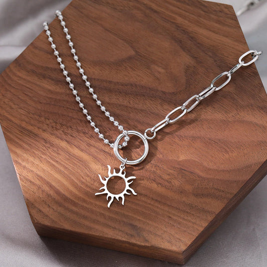 Sun / Silver Necklace