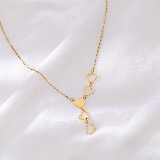 1 Heart Gold Necklace