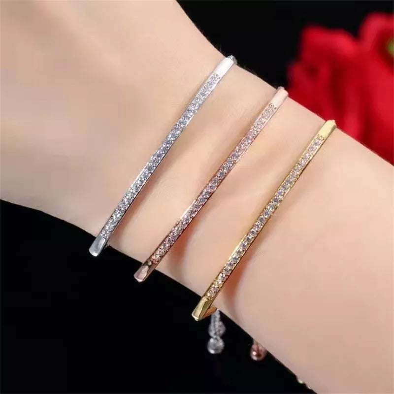 8 Tri-Color 3 Piece Bracelet